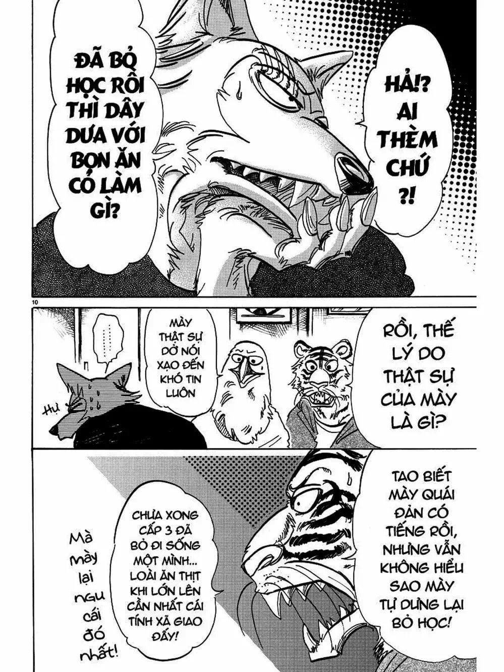 Truyện Tranh Bởi Vì Chúng Ta Đều Là Những Ngôi Sao - Beastars trang 10