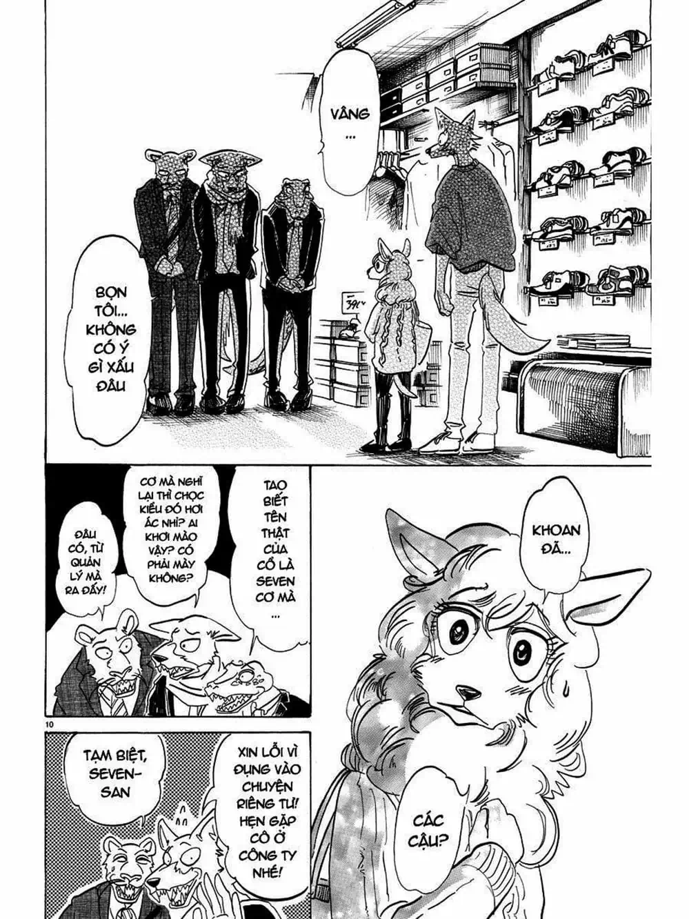 Truyện Tranh Bởi Vì Chúng Ta Đều Là Những Ngôi Sao - Beastars trang 10