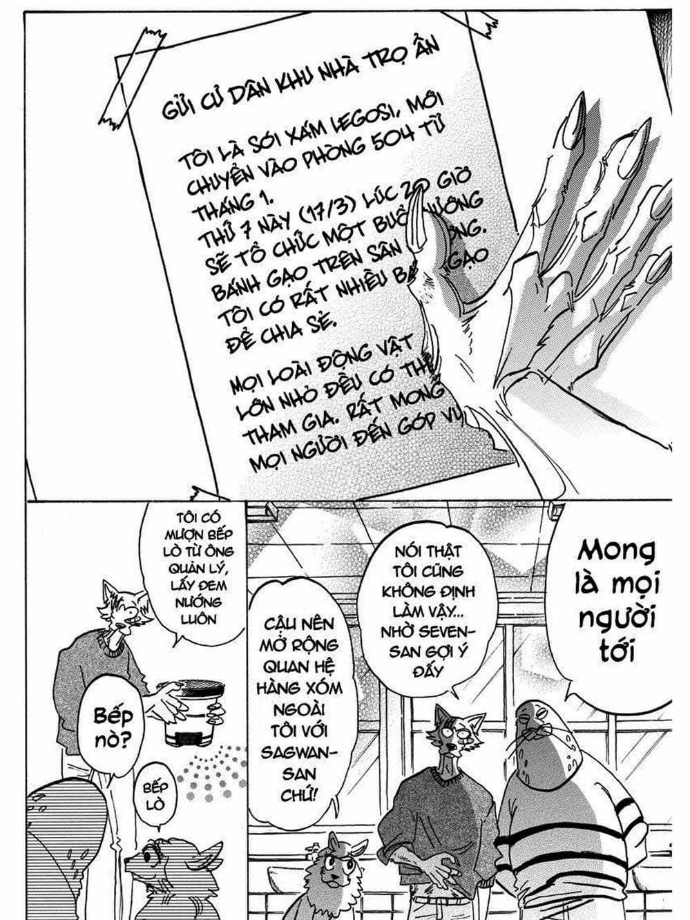 Truyện Tranh Bởi Vì Chúng Ta Đều Là Những Ngôi Sao - Beastars trang 10