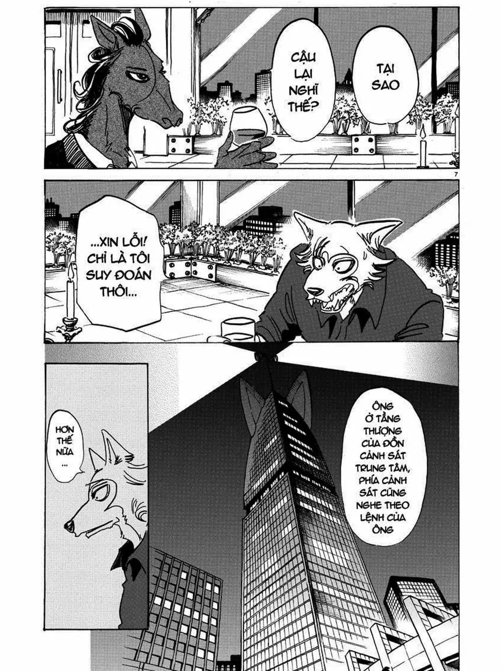 Truyện Tranh Bởi Vì Chúng Ta Đều Là Những Ngôi Sao - Beastars trang 10