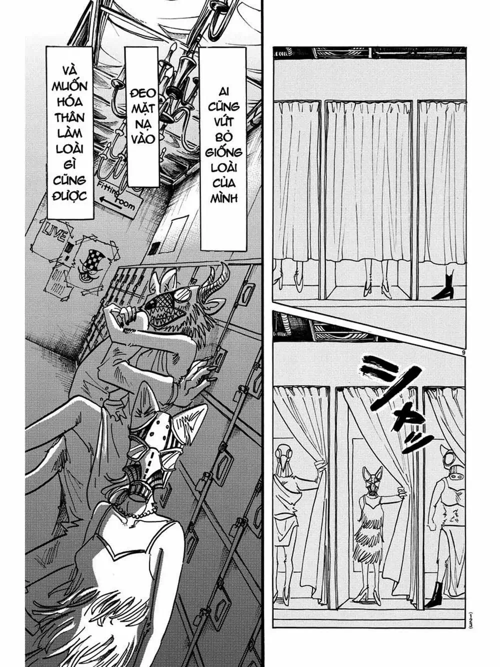 Truyện Tranh Bởi Vì Chúng Ta Đều Là Những Ngôi Sao - Beastars trang 10