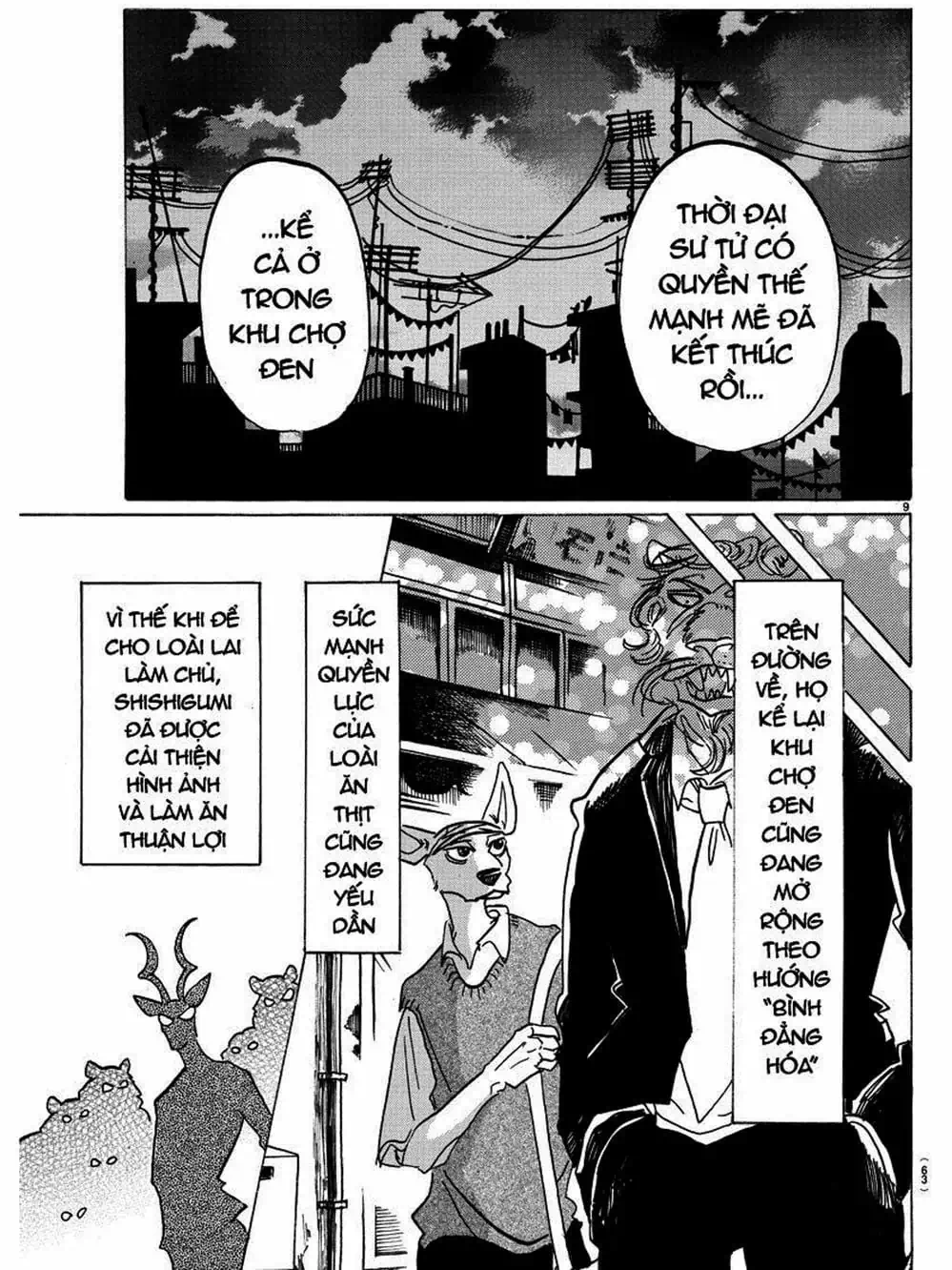 Truyện Tranh Bởi Vì Chúng Ta Đều Là Những Ngôi Sao - Beastars trang 10