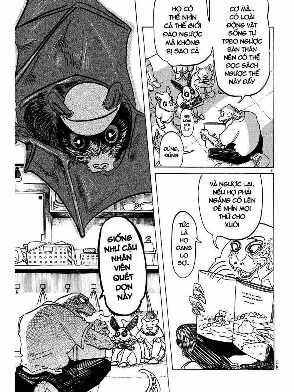 Truyện Tranh Bởi Vì Chúng Ta Đều Là Những Ngôi Sao - Beastars trang 10