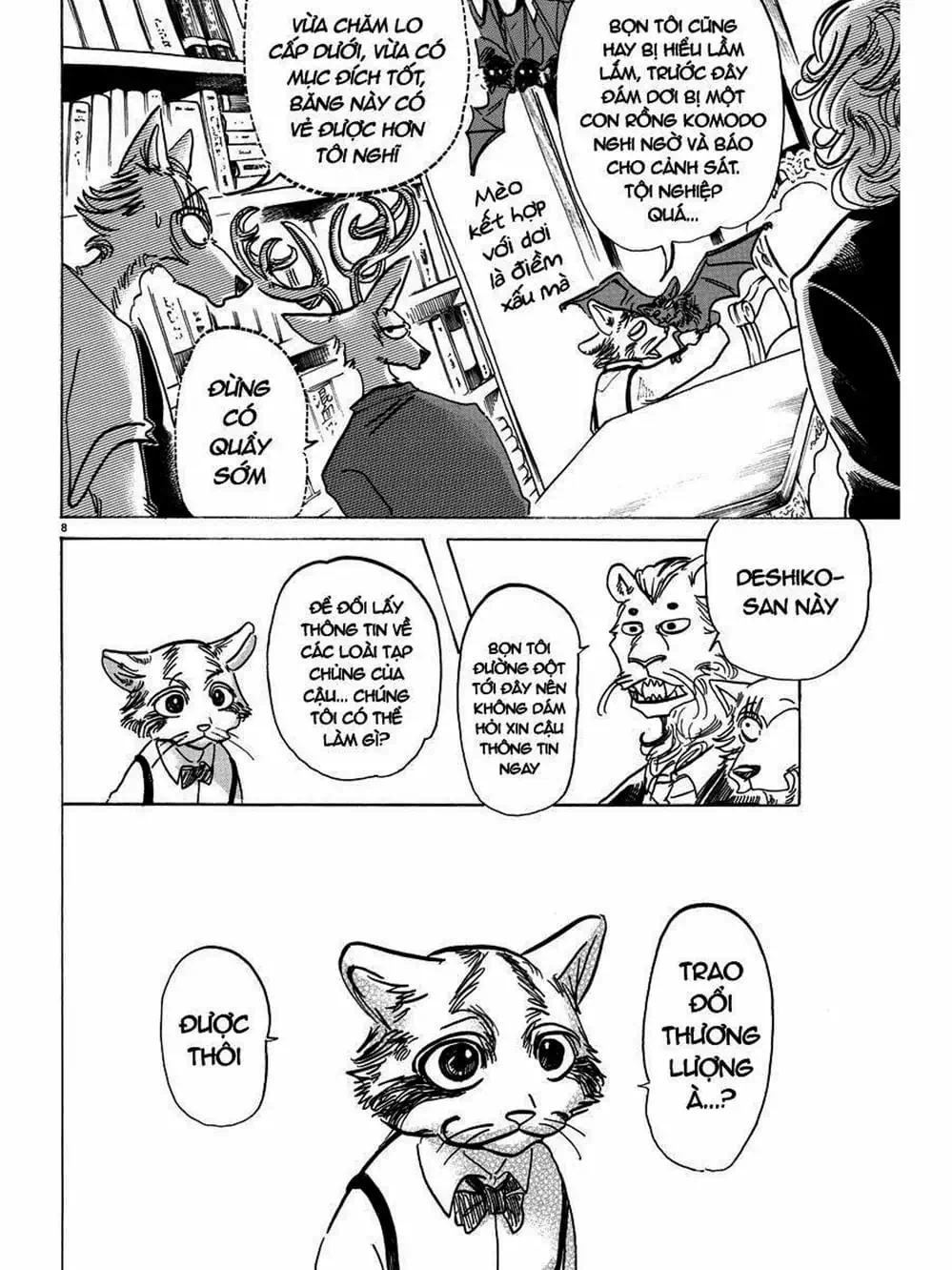 Truyện Tranh Bởi Vì Chúng Ta Đều Là Những Ngôi Sao - Beastars trang 10