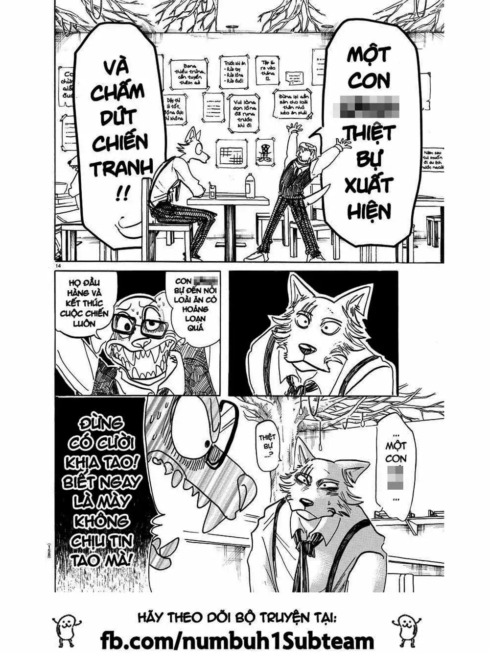 Truyện Tranh Bởi Vì Chúng Ta Đều Là Những Ngôi Sao - Beastars trang 10