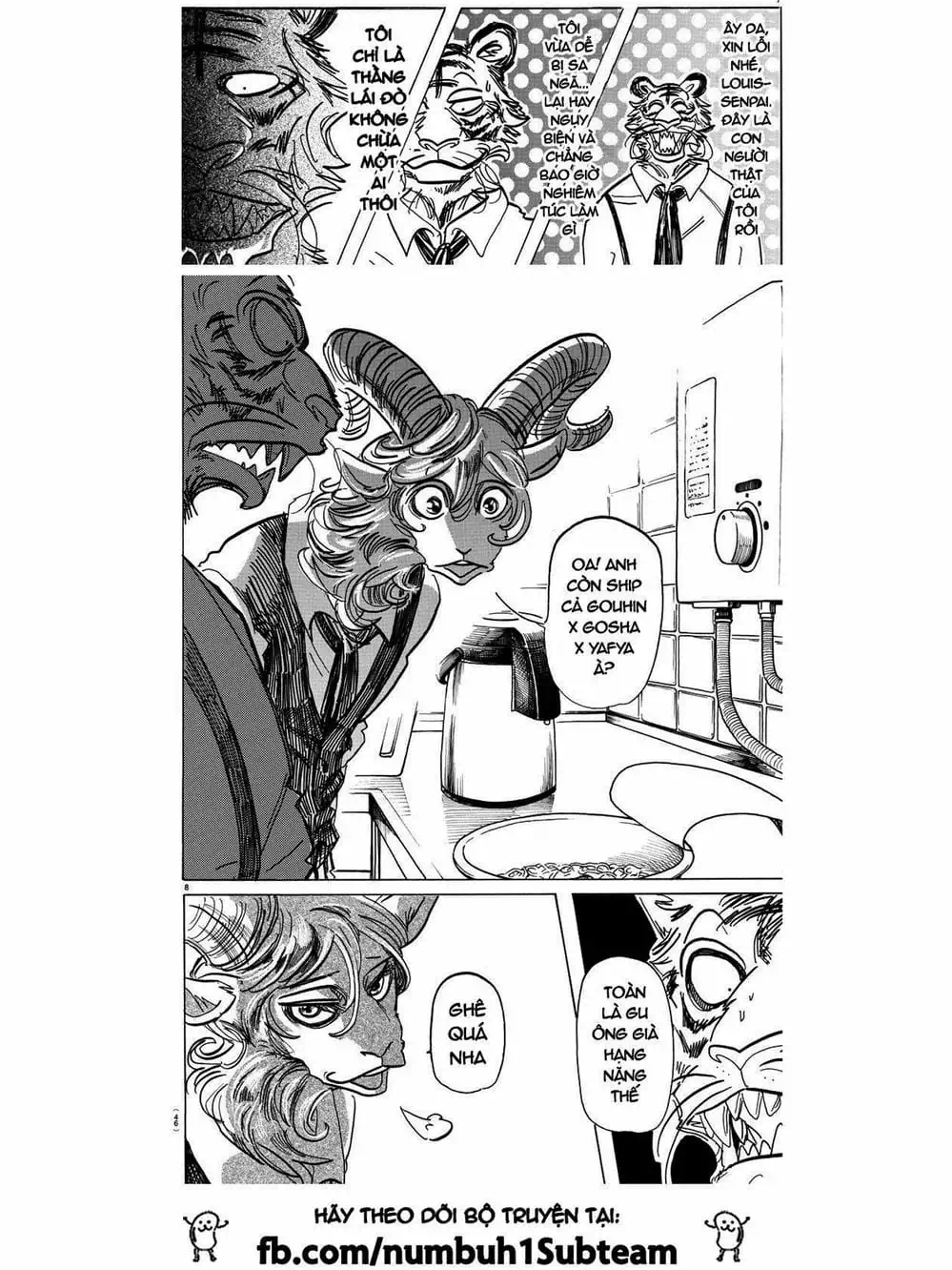 Truyện Tranh Bởi Vì Chúng Ta Đều Là Những Ngôi Sao - Beastars trang 10