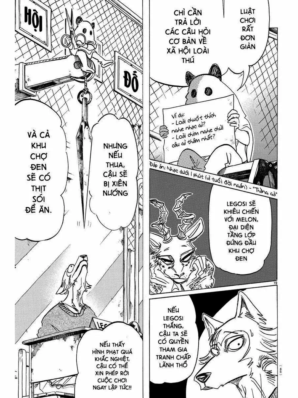 Truyện Tranh Bởi Vì Chúng Ta Đều Là Những Ngôi Sao - Beastars trang 10