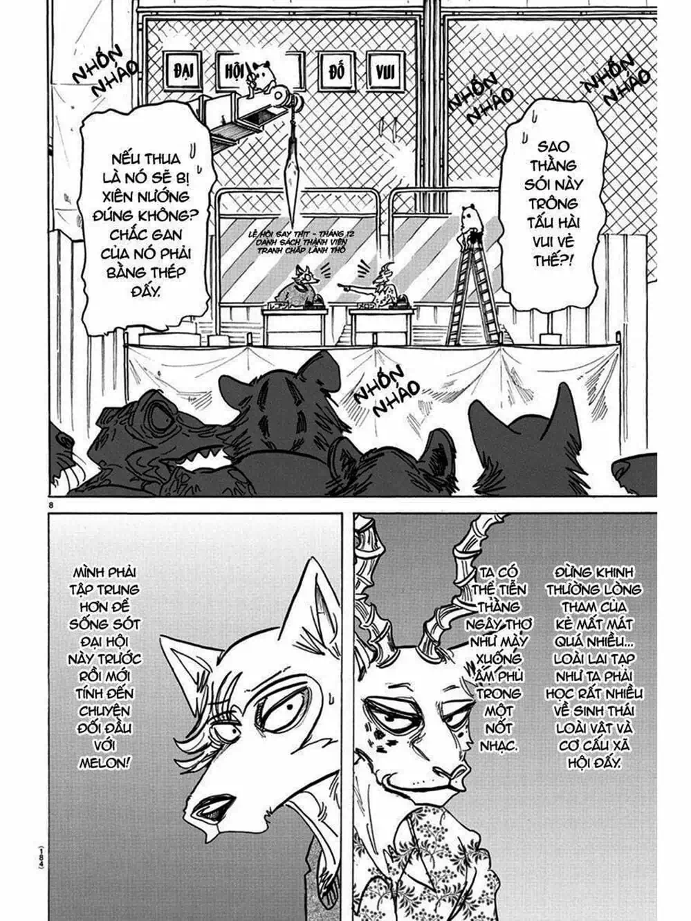 Truyện Tranh Bởi Vì Chúng Ta Đều Là Những Ngôi Sao - Beastars trang 10