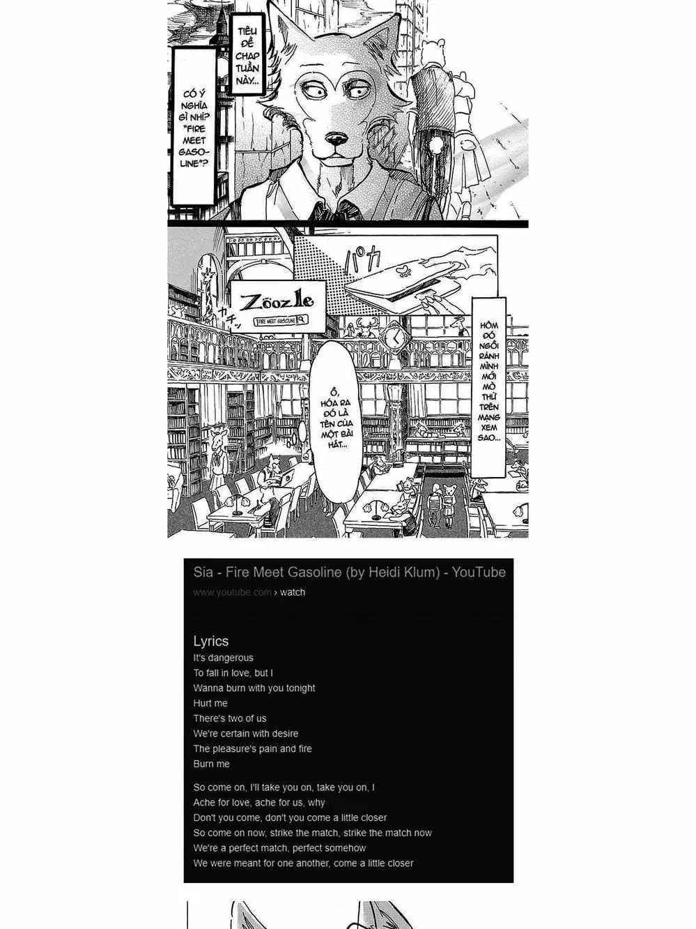 Truyện Tranh Bởi Vì Chúng Ta Đều Là Những Ngôi Sao - Beastars trang 10