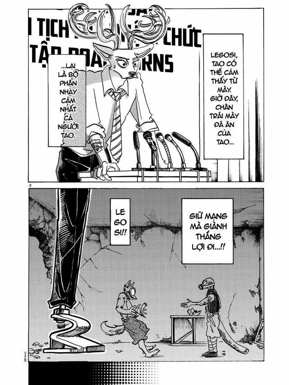 Truyện Tranh Bởi Vì Chúng Ta Đều Là Những Ngôi Sao - Beastars trang 10