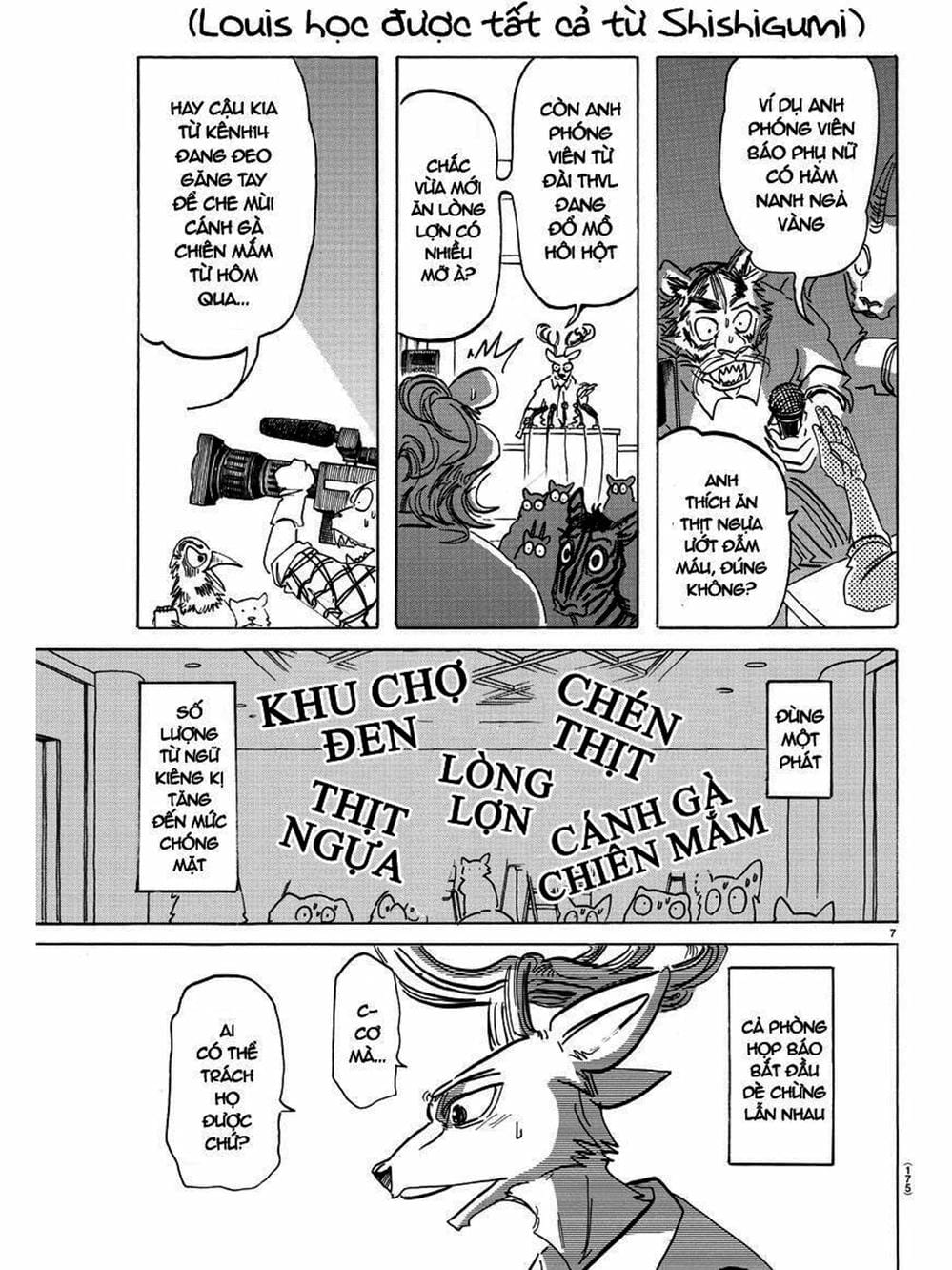 Truyện Tranh Bởi Vì Chúng Ta Đều Là Những Ngôi Sao - Beastars trang 10