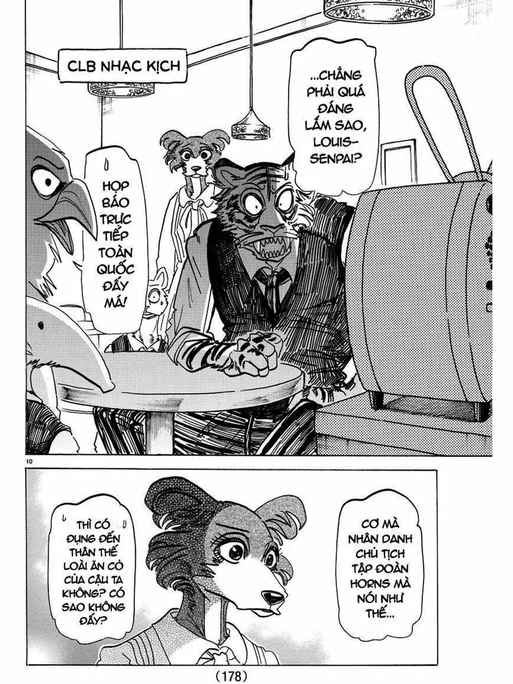 Truyện Tranh Bởi Vì Chúng Ta Đều Là Những Ngôi Sao - Beastars trang 10