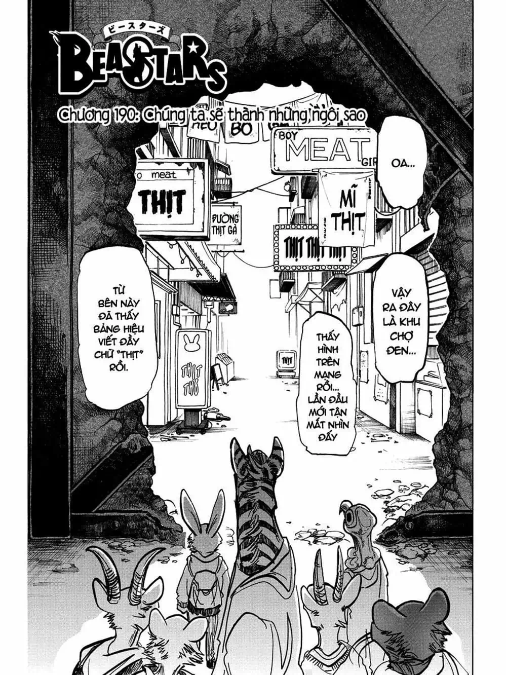 Truyện Tranh Bởi Vì Chúng Ta Đều Là Những Ngôi Sao - Beastars trang 10