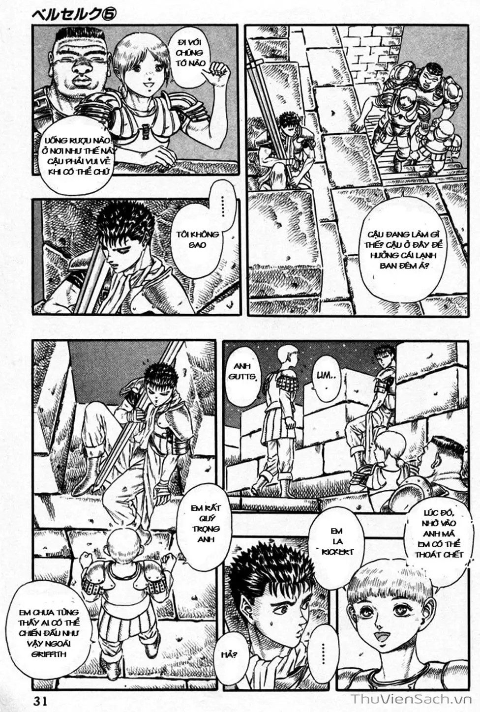 Truyện Tranh Kiếm Sĩ Đen - Berserk trang 9