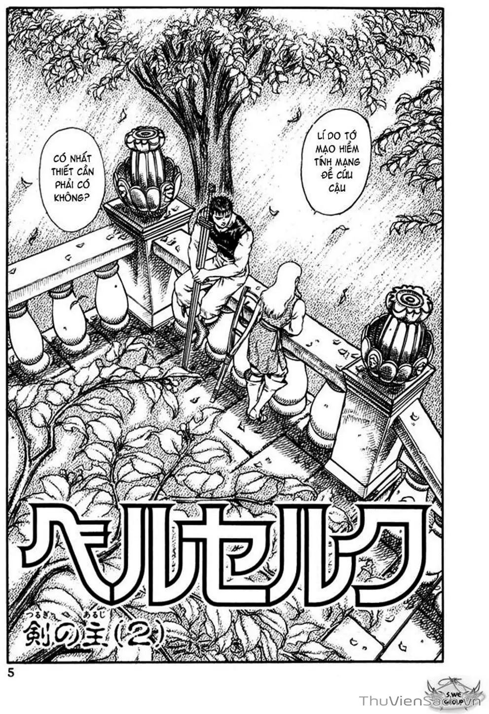 Truyện Tranh Kiếm Sĩ Đen - Berserk trang 9