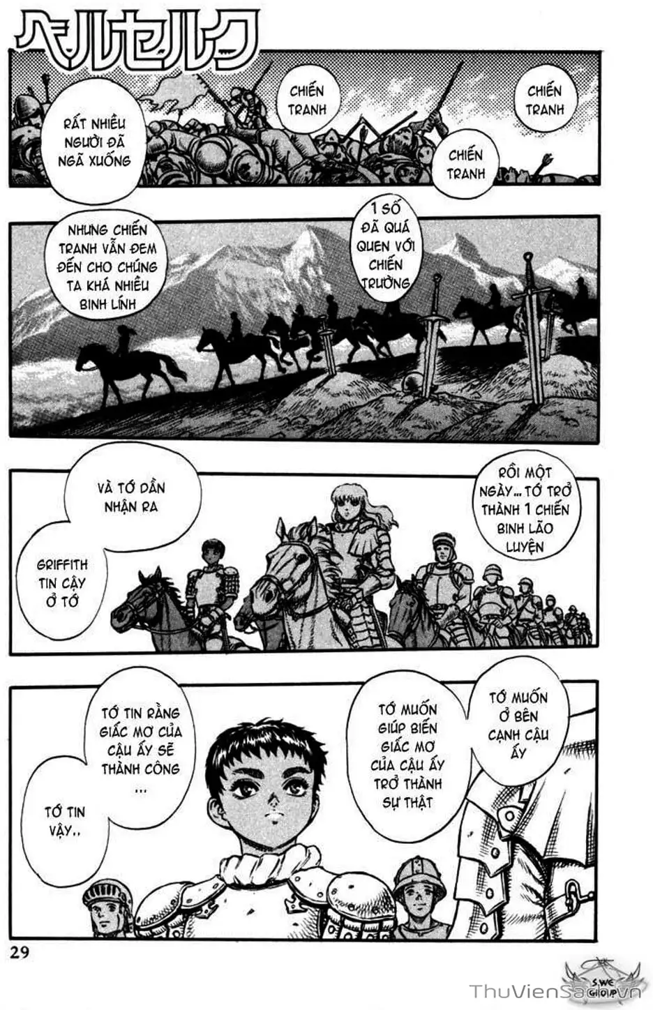 Truyện Tranh Kiếm Sĩ Đen - Berserk trang 9