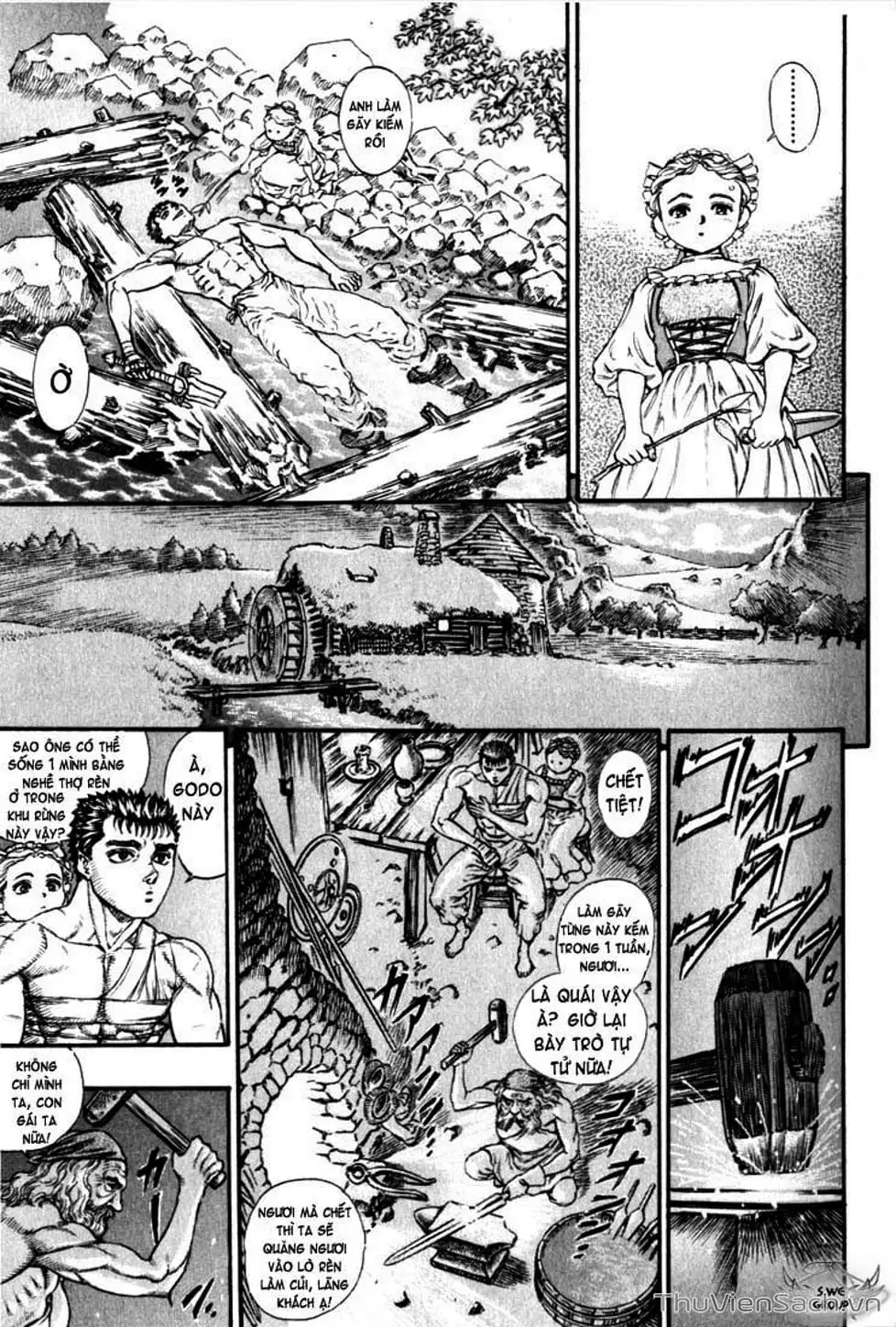 Truyện Tranh Kiếm Sĩ Đen - Berserk trang 9