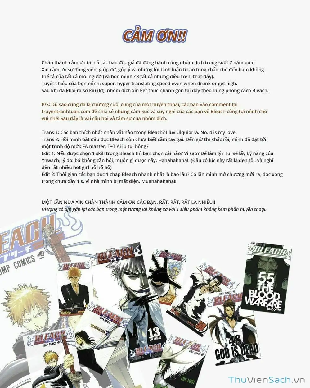 Truyện Tranh Bleach - Sứ Mạng Thần Chết trang 6