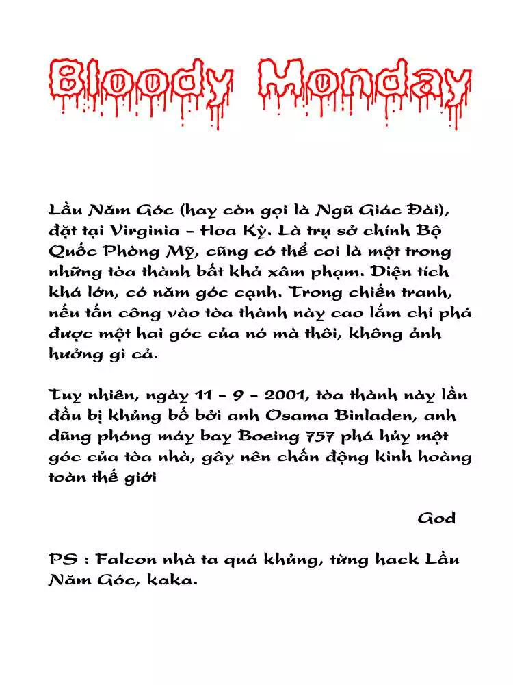 Truyện Tranh Ngày Thứ Hai Đẫm Máu - Bloody Monday trang 3