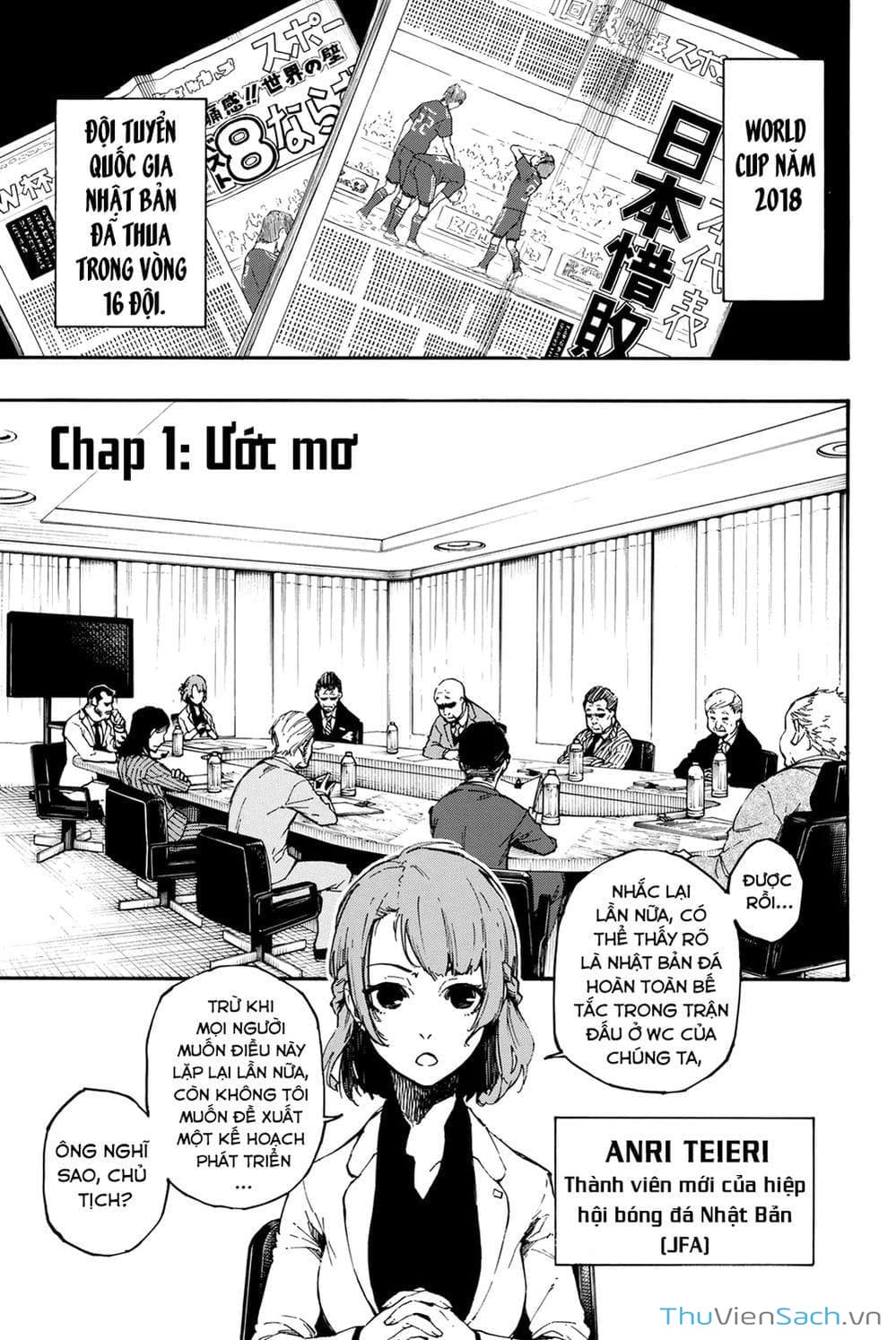 Truyện Tranh Tiền Đạo Số 1 - Blue Lock trang 6