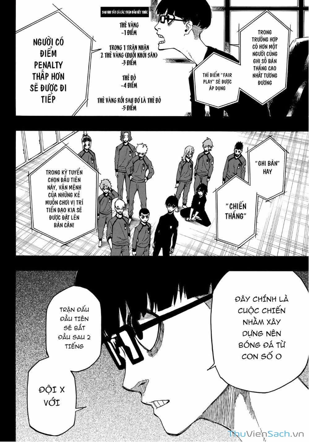 Truyện Tranh Tiền Đạo Số 1 - Blue Lock trang 6