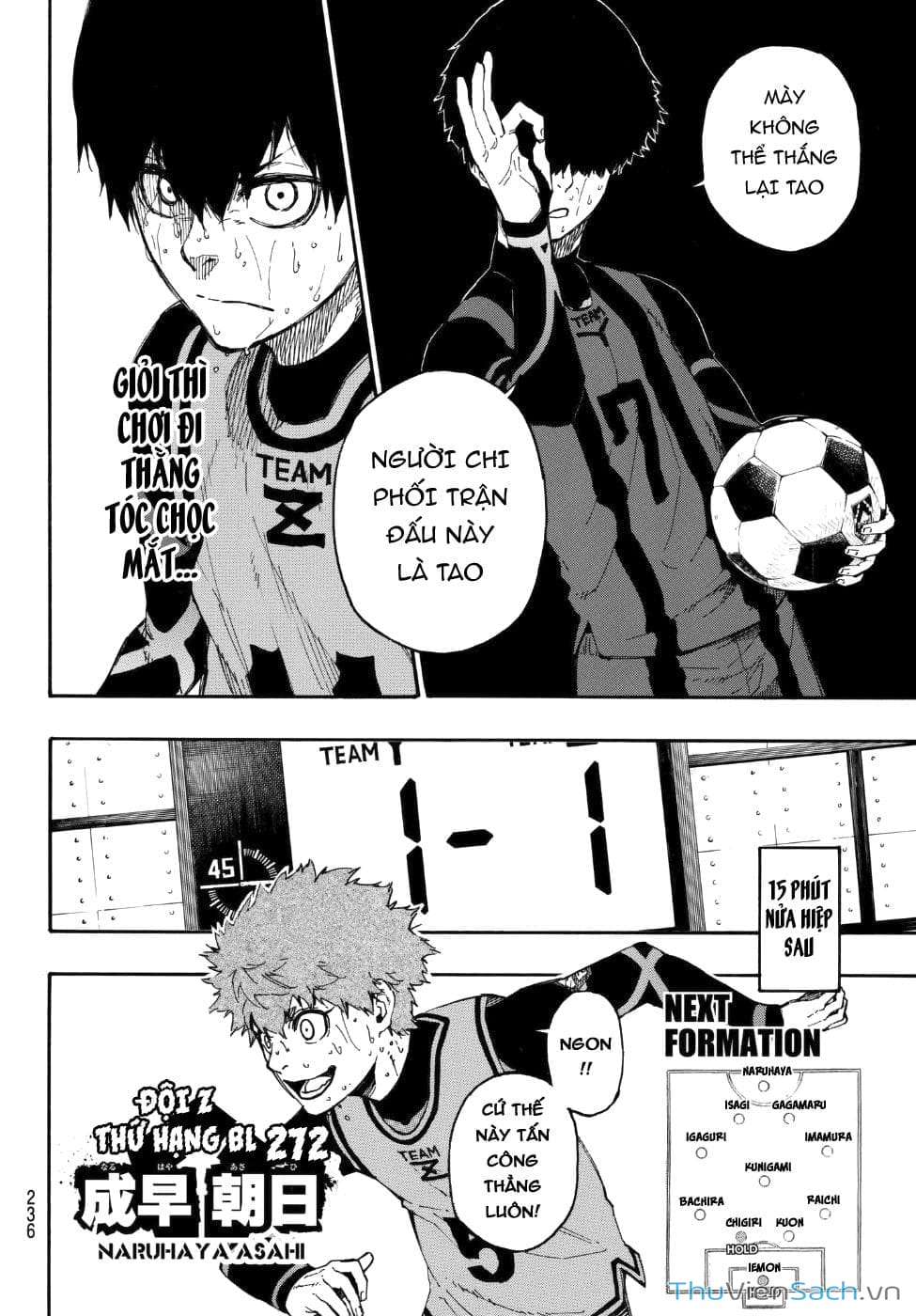 Truyện Tranh Tiền Đạo Số 1 - Blue Lock trang 6