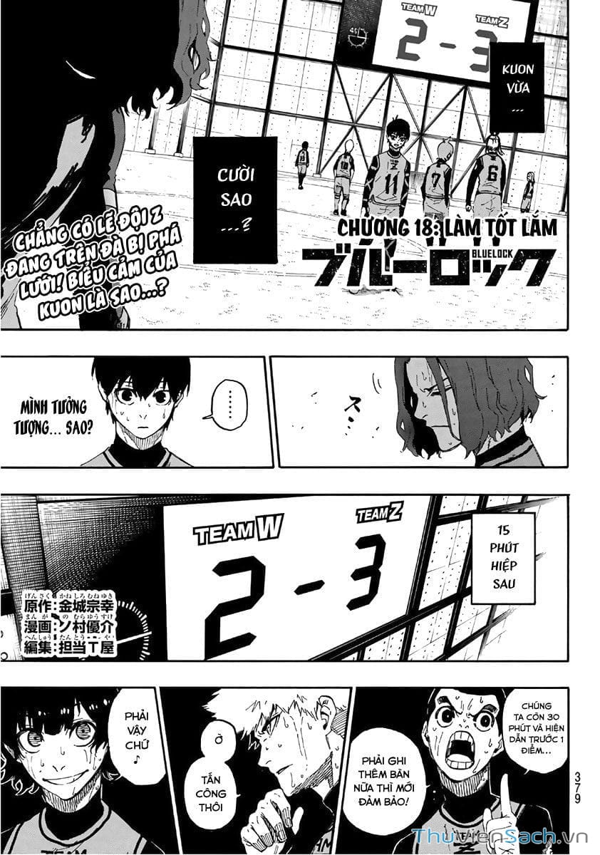 Truyện Tranh Tiền Đạo Số 1 - Blue Lock trang 6