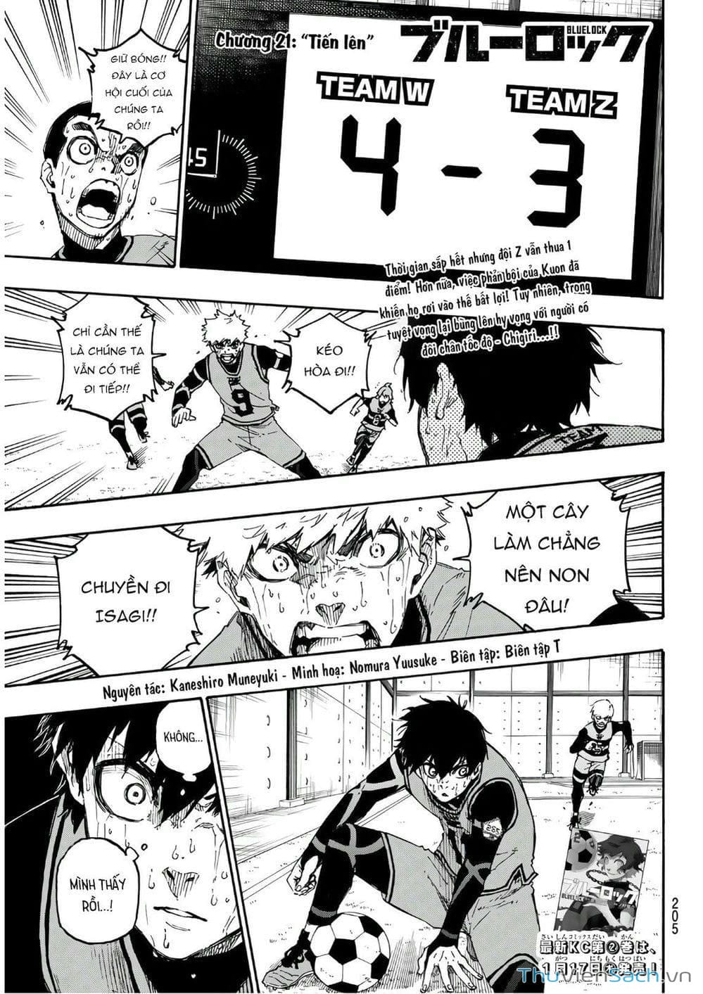 Truyện Tranh Tiền Đạo Số 1 - Blue Lock trang 6