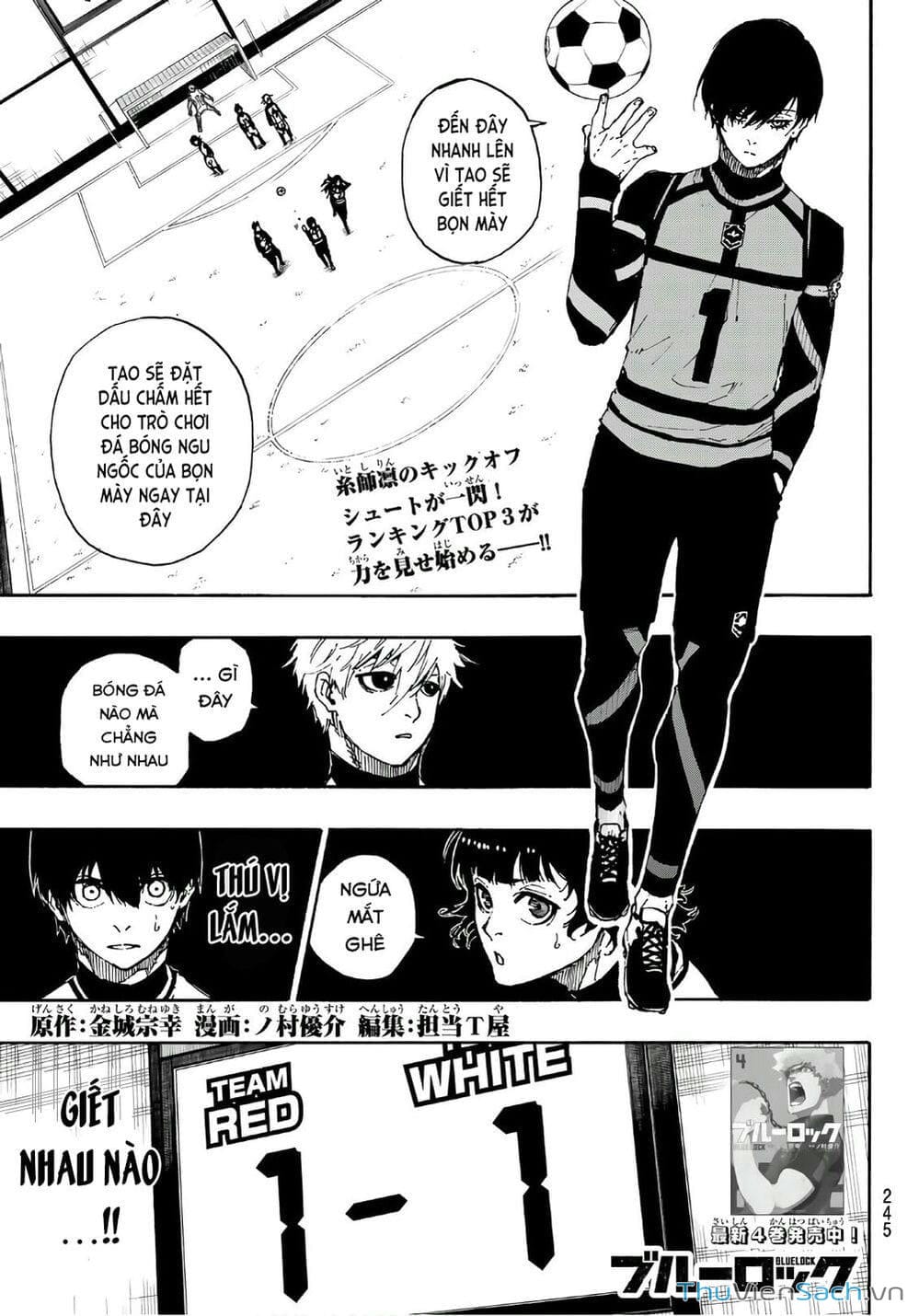 Truyện Tranh Tiền Đạo Số 1 - Blue Lock trang 6