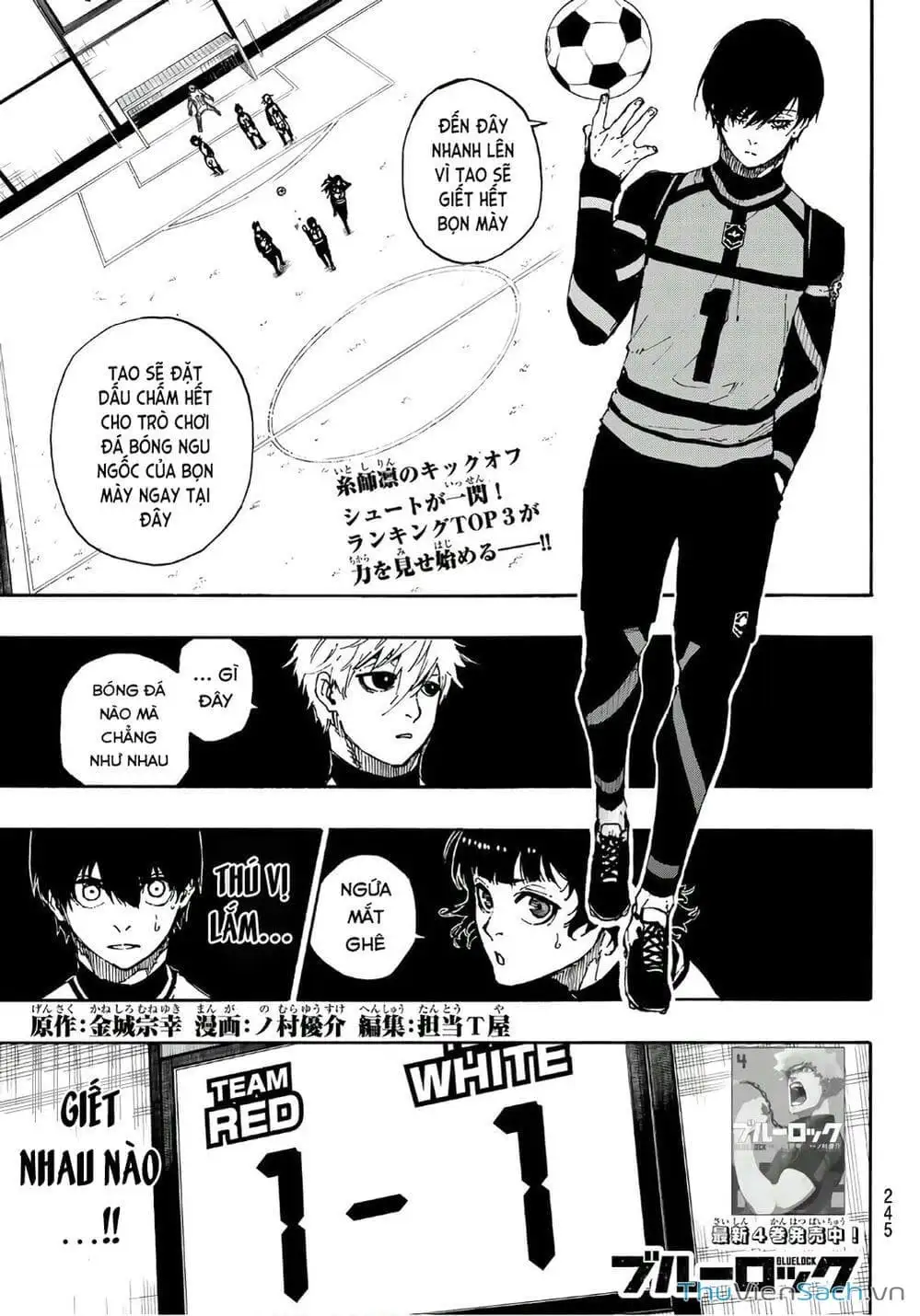Truyện Tranh Tiền Đạo Số 1 - Blue Lock trang 5