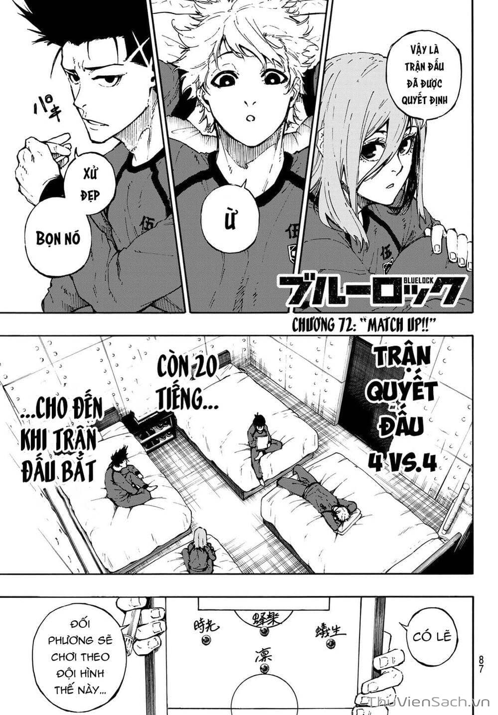 Truyện Tranh Tiền Đạo Số 1 - Blue Lock trang 6
