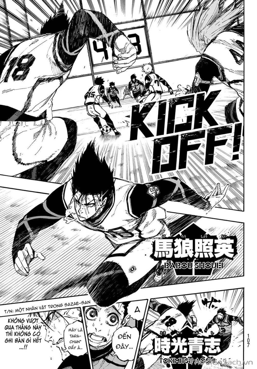 Truyện Tranh Tiền Đạo Số 1 - Blue Lock trang 6