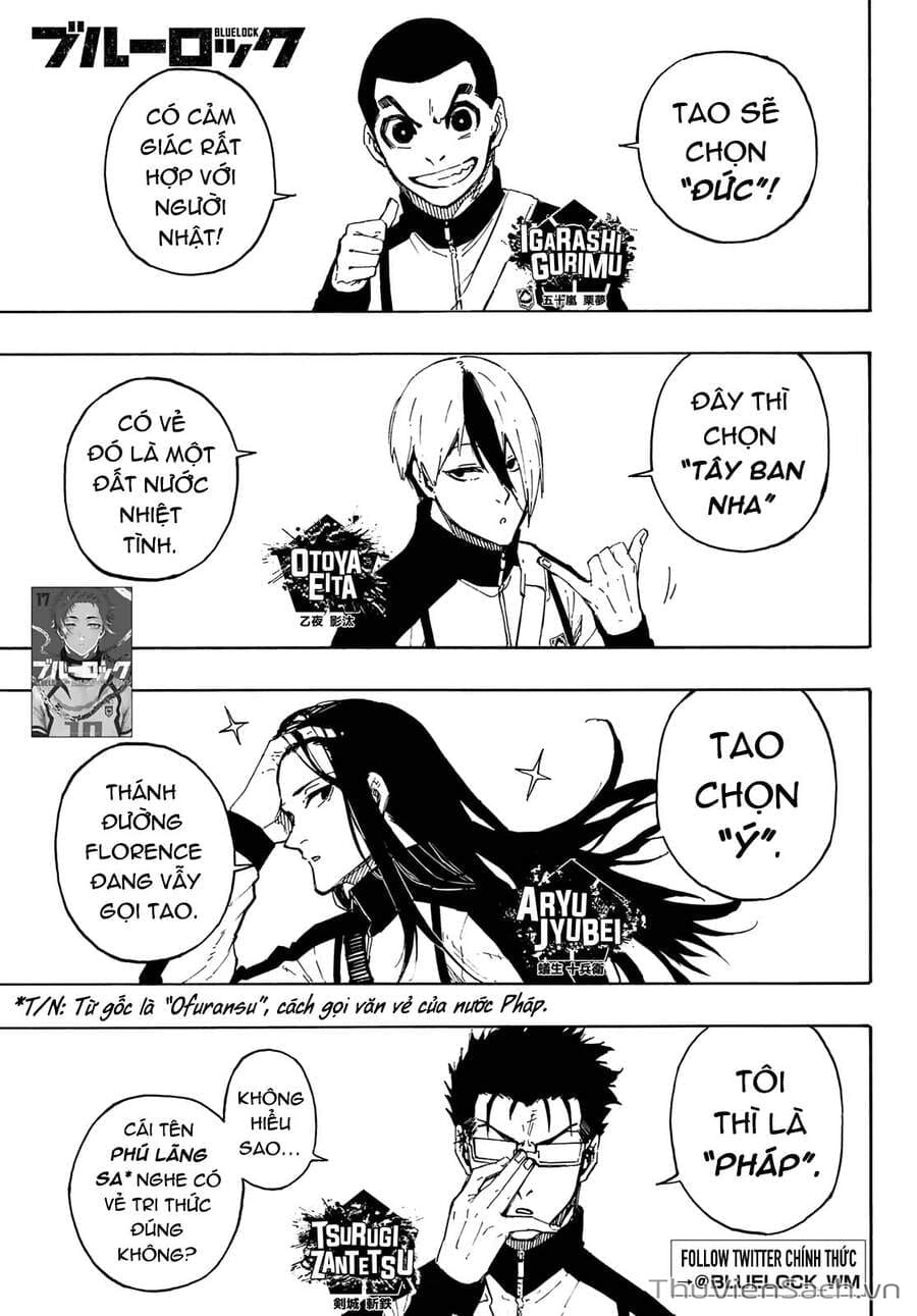 Truyện Tranh Tiền Đạo Số 1 - Blue Lock trang 6