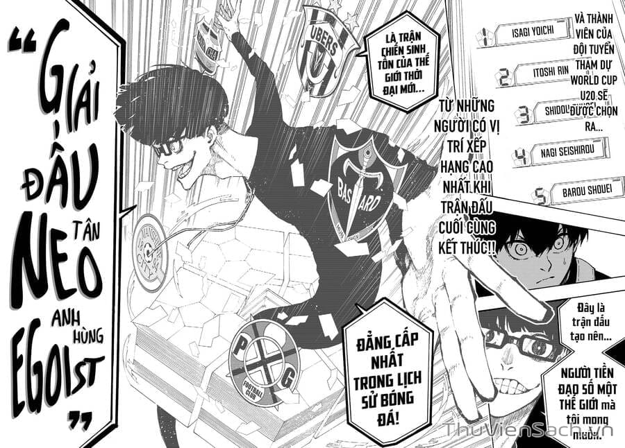 Truyện Tranh Tiền Đạo Số 1 - Blue Lock trang 6