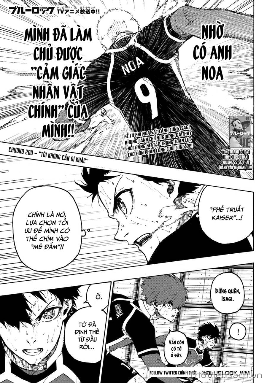 Truyện Tranh Tiền Đạo Số 1 - Blue Lock trang 6
