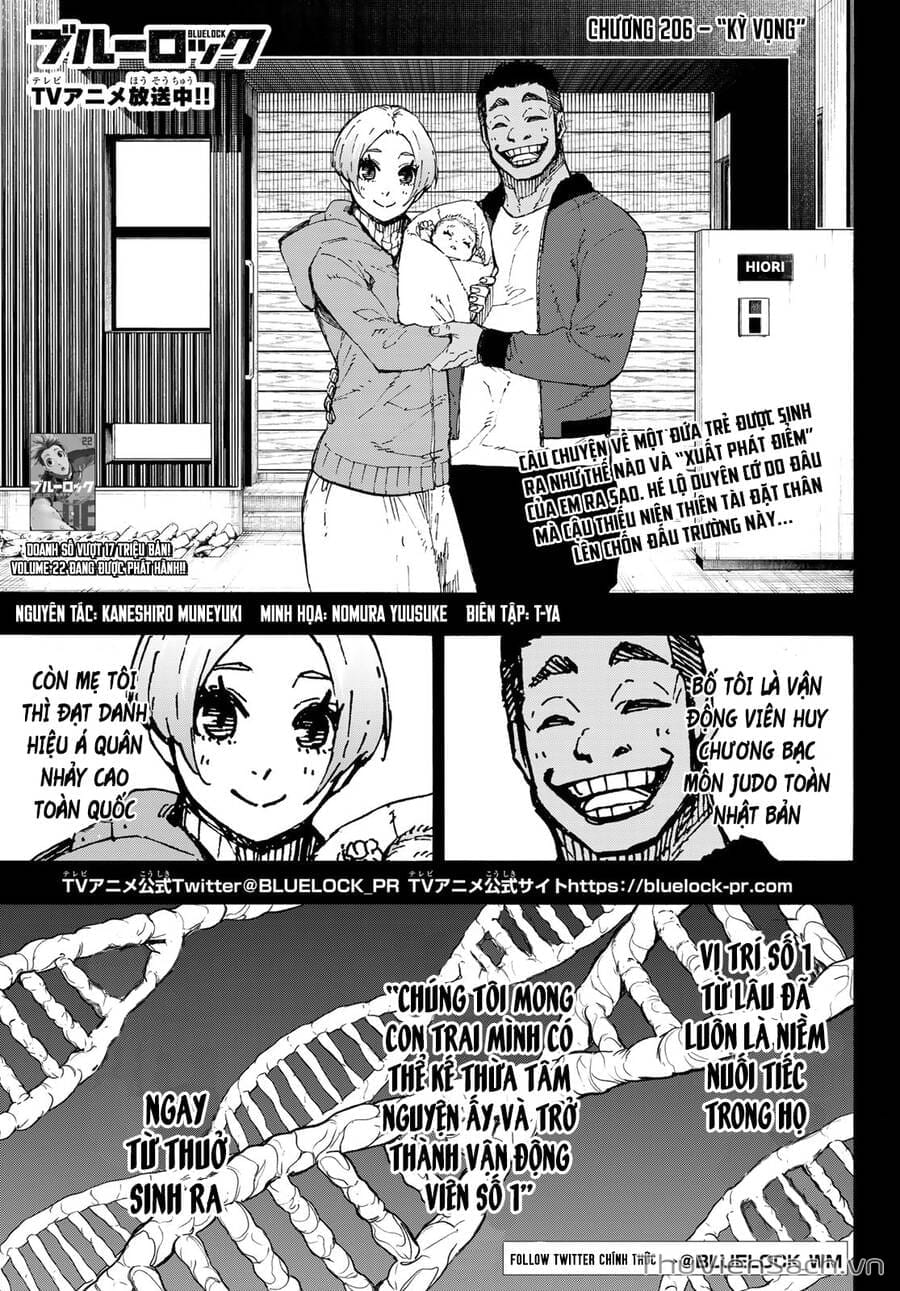 Truyện Tranh Tiền Đạo Số 1 - Blue Lock trang 6