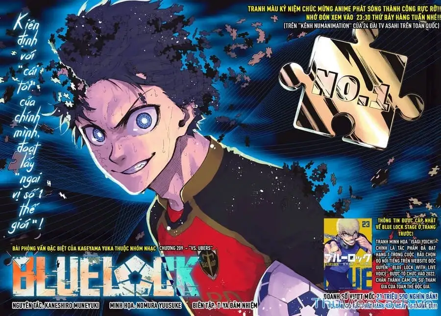 Truyện Tranh Tiền Đạo Số 1 - Blue Lock trang 5