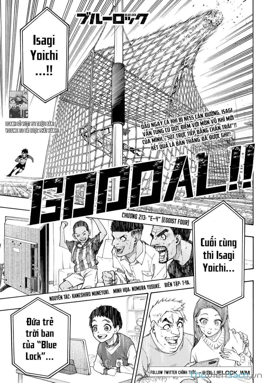 Truyện Tranh Tiền Đạo Số 1 - Blue Lock trang 5