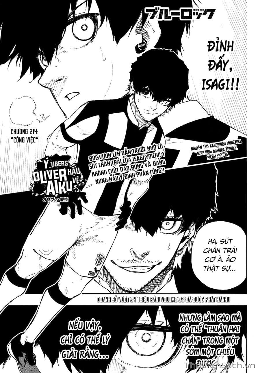 Truyện Tranh Tiền Đạo Số 1 - Blue Lock trang 6