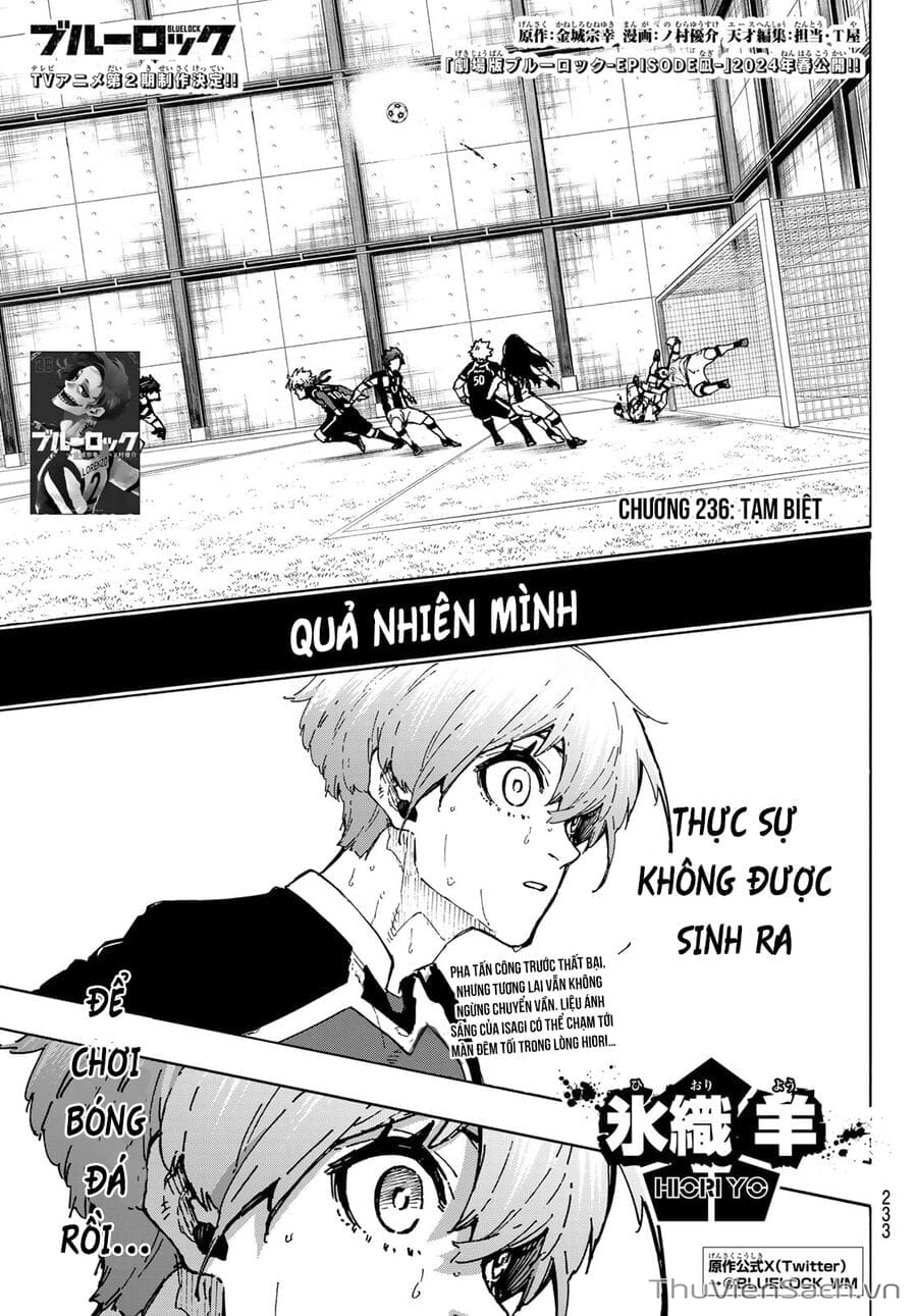 Truyện Tranh Tiền Đạo Số 1 - Blue Lock trang 6