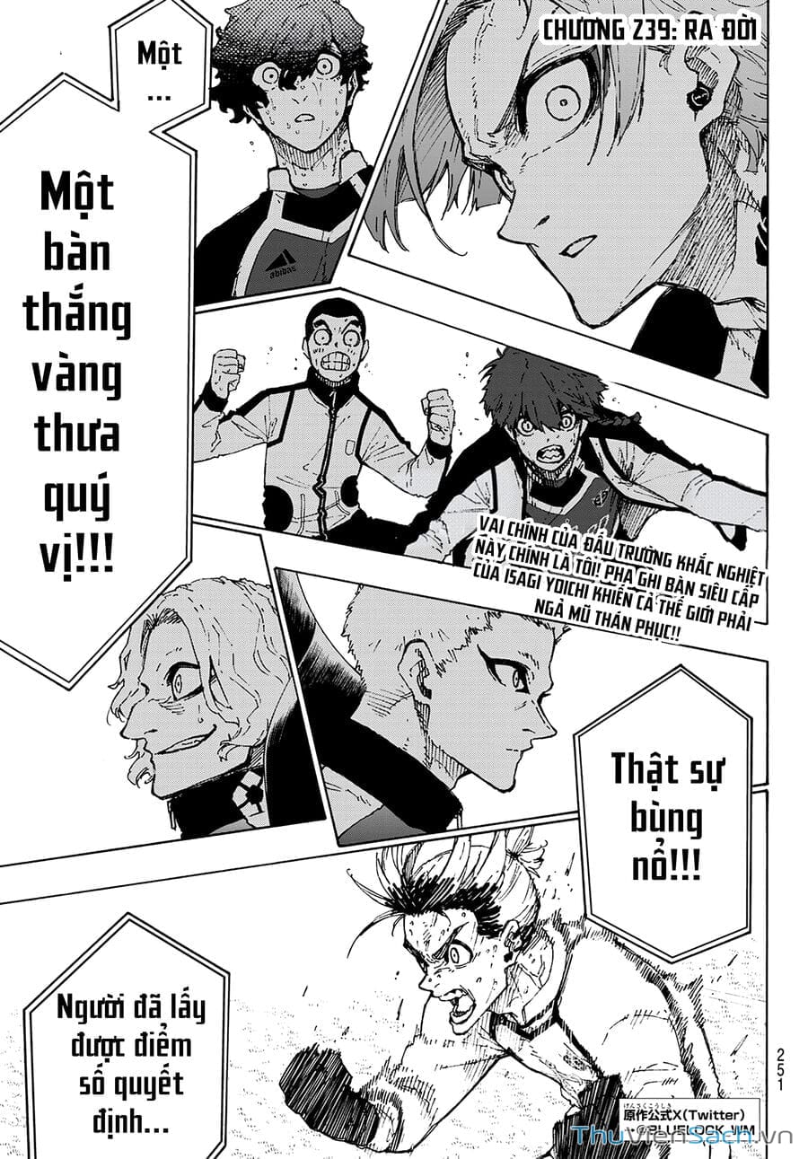 Truyện Tranh Tiền Đạo Số 1 - Blue Lock trang 6