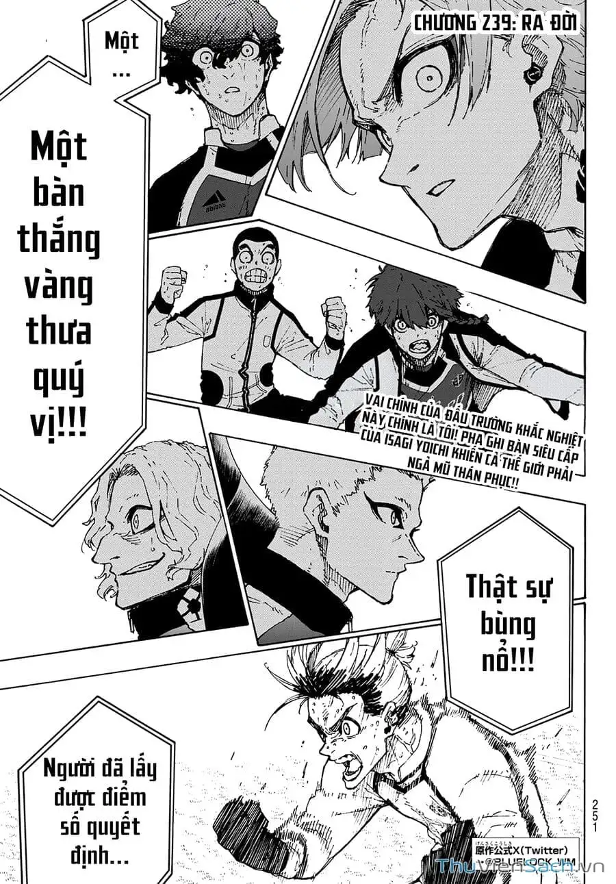 Truyện Tranh Tiền Đạo Số 1 - Blue Lock trang 5