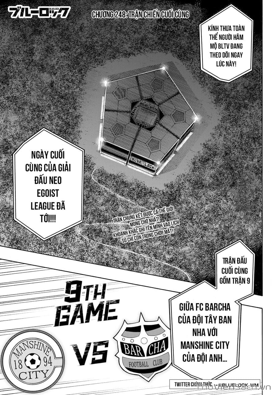 Truyện Tranh Tiền Đạo Số 1 - Blue Lock trang 6