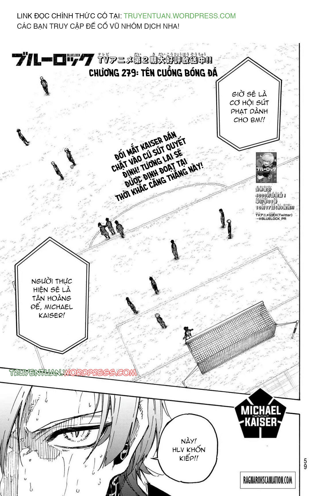 Truyện Tranh Tiền Đạo Số 1 - Blue Lock trang 6