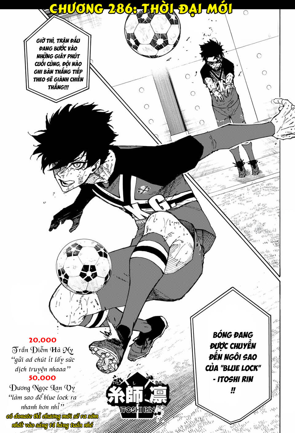 Truyện Tranh Tiền Đạo Số 1 - Blue Lock trang 6