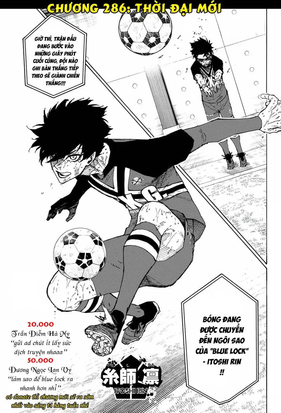 Truyện Tranh Tiền Đạo Số 1 - Blue Lock trang 5