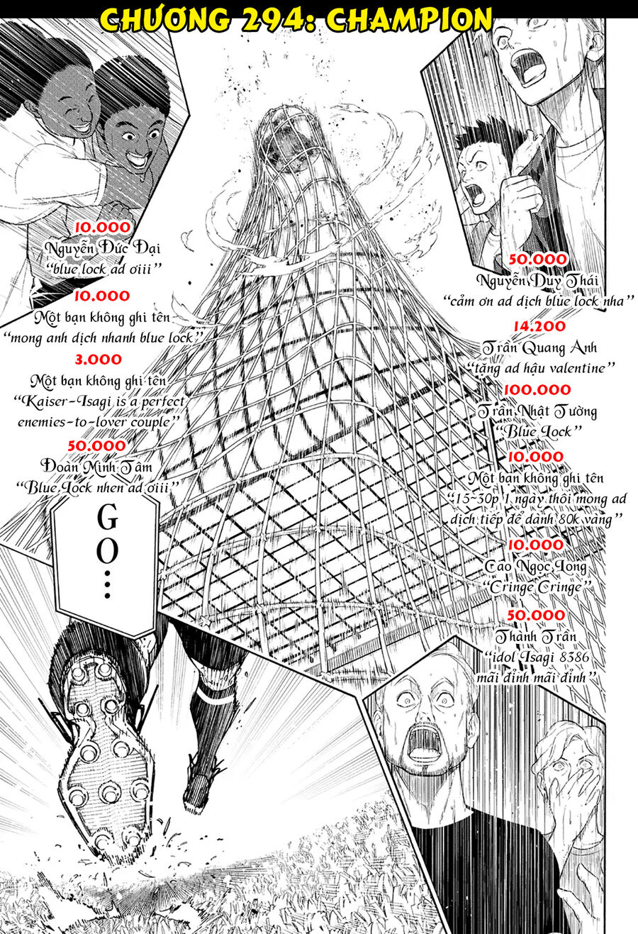 Truyện Tranh Tiền Đạo Số 1 - Blue Lock trang 6