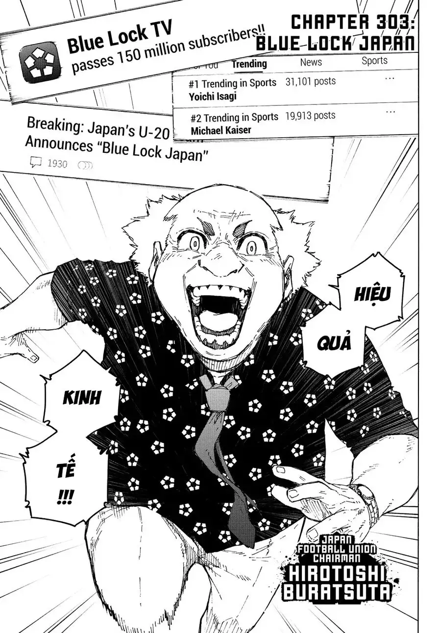 Truyện Tranh Tiền Đạo Số 1 - Blue Lock trang 5