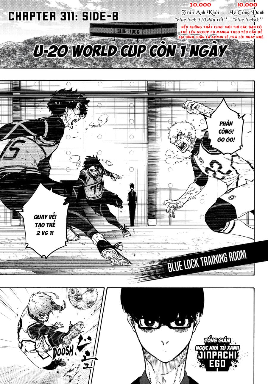Truyện Tranh Tiền Đạo Số 1 - Blue Lock trang 6