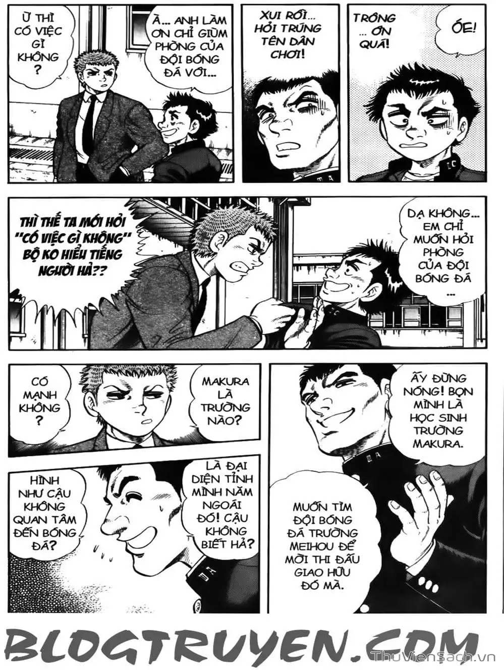 Truyện Tranh Sóng Gió Cầu Trường - Buttobi Itto trang 2